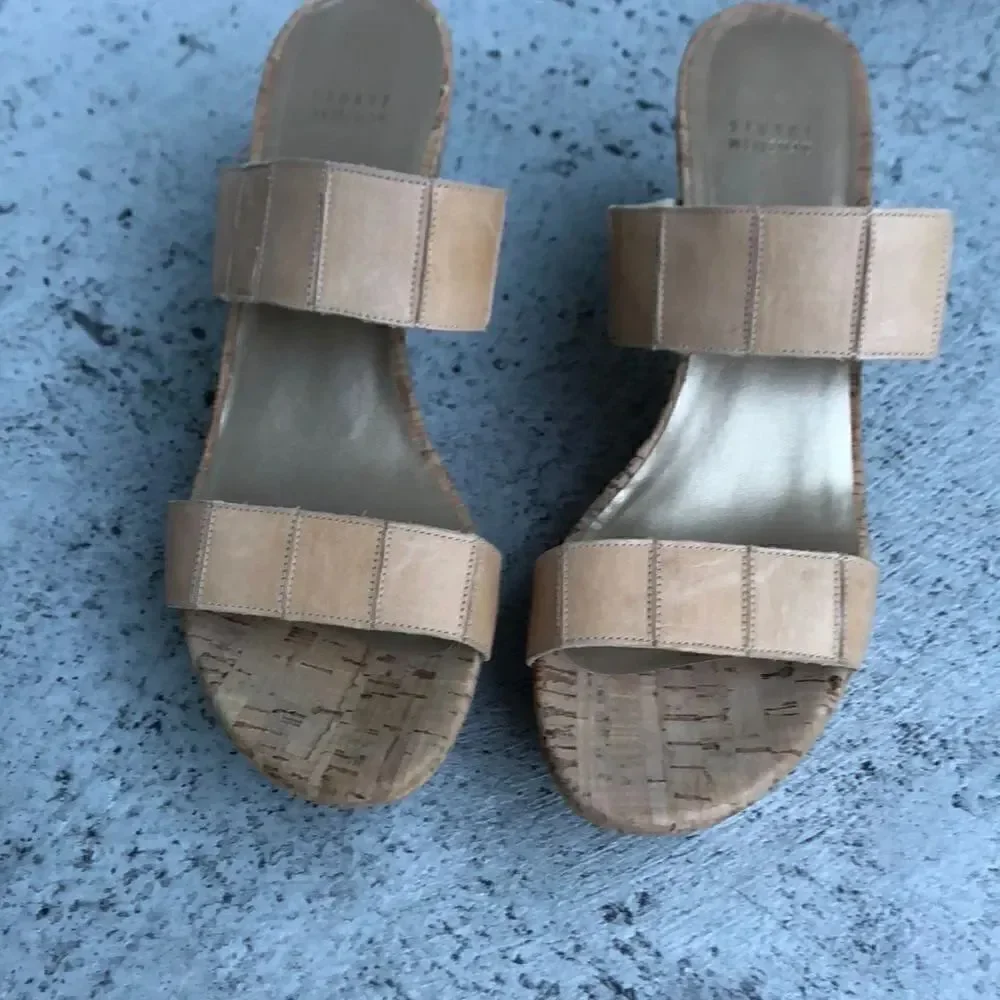 Stuart  Weitzman’s  cork heels
